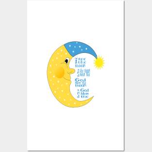 I See the Moon and the Moon Sees Me Posters and Art